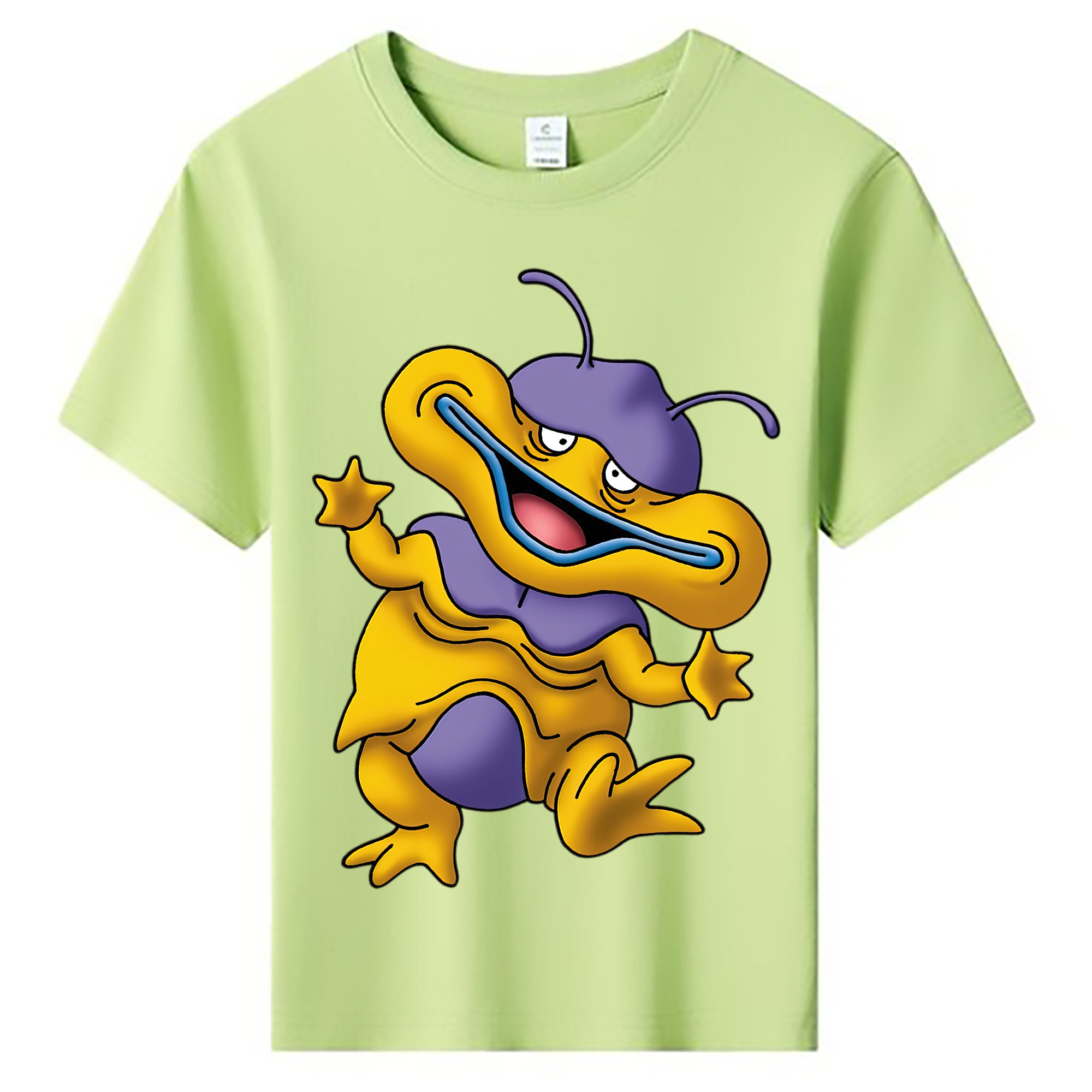 （画像用） ドラゴンクエスト Doragon Kuesuto Dragon Quest 綿100％キッズTシャツ（フロントプリント）